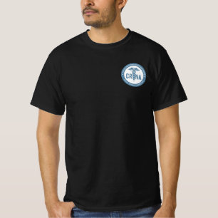 Anpassningsbar CRNA Auktoriserad Registrerad sjuks T Shirt