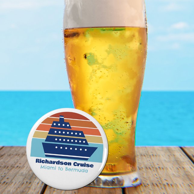 Anpassningsbar Cruise Frakt Family Resa Sunset Kee Flasköppnare (Skapare uppladdad)