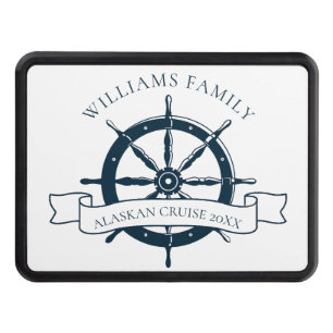 Anpassningsbar Cruise Frakt Nautical Wheel Boat Ka Dragkroksskydd