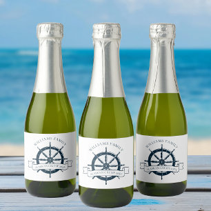 Anpassningsbar Cruise Frakt Navy Blue Nautical Par