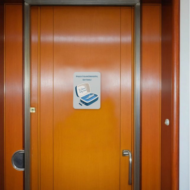Anpassningsbar Cruise Frakt Stateroom Door Magnet (Skapare uppladdad)