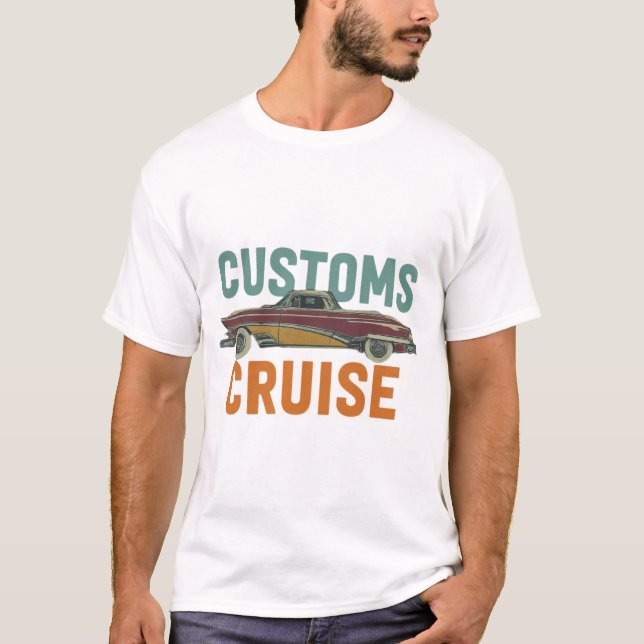 Anpassningsbar Cruise T Shirt (Framsida)