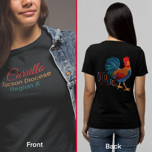 Anpassningsbar Cursillo Decolores with Diocese & R T Shirt