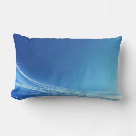 Anpassningsbar Cushion - Blue Wave Mönster Lumbarkudde
