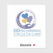 Anpassningsbar-cut ICEA-konferensens logotyp-dekal