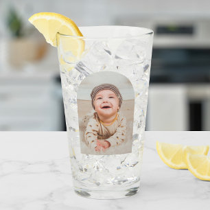 Anpassningsbar Cute 2-fotomatning Glaskopp