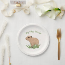 Anpassningsbar Cute Capybara Pun Capy Baby Shower