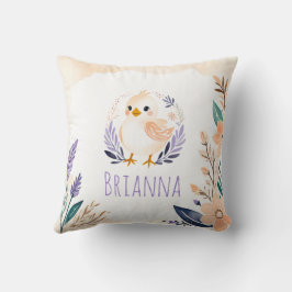Anpassningsbar Cute Chick Pillow Boho Blommigt Des Kudde