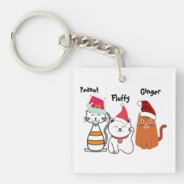 Anpassningsbar Cute Color Cats God jul
