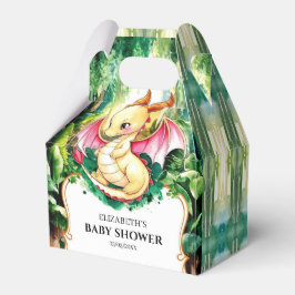 Anpassningsbar Cute Dragon Baby Shower Presentaskar