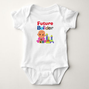 Anpassningsbar Cute Funny Baby Future Builder Arch T Shirt