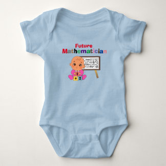 Anpassningsbar Cute Funny Baby Future Math Teacher T Shirt