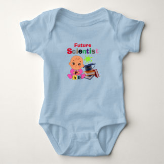 Anpassningsbar Cute Funny Baby Future Scientist Pr T Shirt