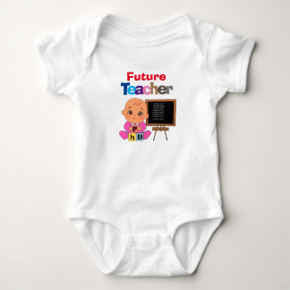 Anpassningsbar Cute Funny Baby Future Teacher T Shirt