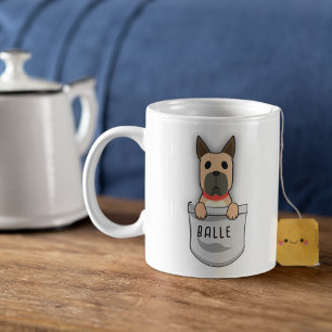 Anpassningsbar Cute Great dane för Hund älskare Tr Kaffemugg