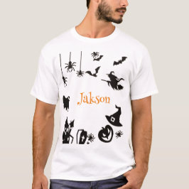 Anpassningsbar Cute Halloween Namn T-Shirt - Perso