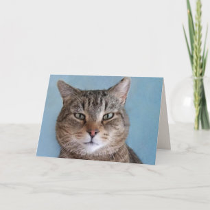 Anpassningsbar Cute Kattunge "from Cat" Birday Kort