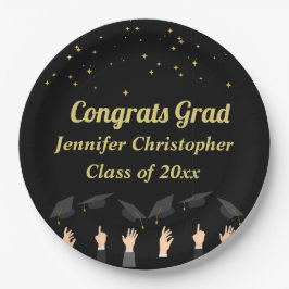 Anpassningsbar Cute modern Classic Black & Guld St