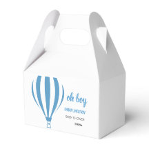 Anpassningsbar Cute Oh Boy Luftballong Baby Shower