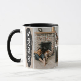 Anpassningsbar Cute Pet Hund Photos Collage Coffee Mugg