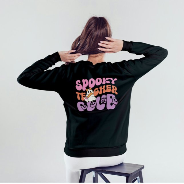 Anpassningsbar Cute Retro Spooky Ghost Teacher Klu T Shirt (Skapare uppladdad)