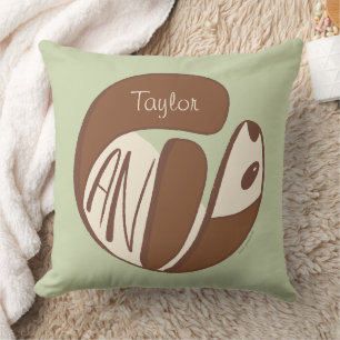 Anpassningsbar Cute Rolling Big Panda Bear Nursery Kudde