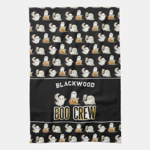 Anpassningsbar Cute Spooky Spöken Kökshandduk