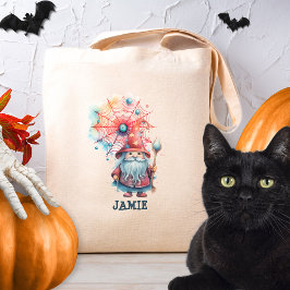 Anpassningsbar Cute Wizard Trick R Treat Halloween Tygkasse