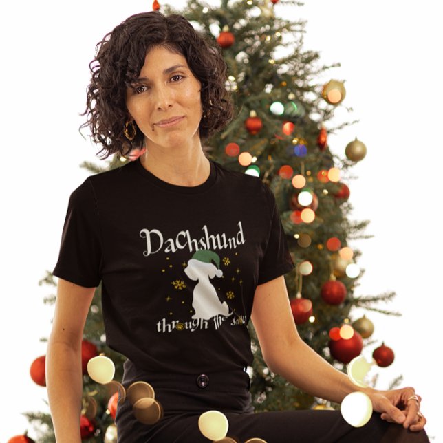 Anpassningsbar Dachshund Sause Hund Mamma, Doxie M T Shirt (Dachshund Sausage Dog Mama, Doxie Mom and Dad)