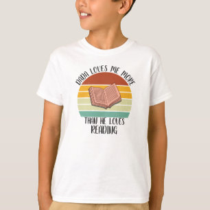 ANPASSNINGSBAR Dada Kärlek mer än Kärlek läser T Shirt