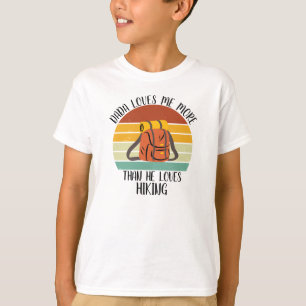 ANPASSNINGSBAR Dada Kärlek mig mer än han Kärlek s T Shirt