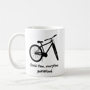 Anpassningsbar Dagen julberget Biking Quote Ceram Kaffemugg