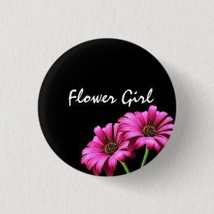Anpassningsbar Daisy Flower Bröllop Flower Girl-k Knapp