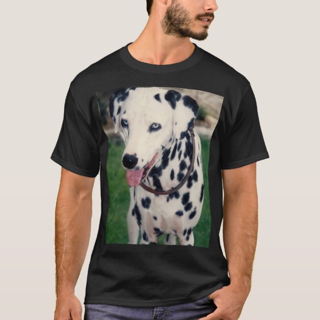 Anpassningsbar Dalmatian Hund Ladda upp foto från  T Shirt (Framsida)