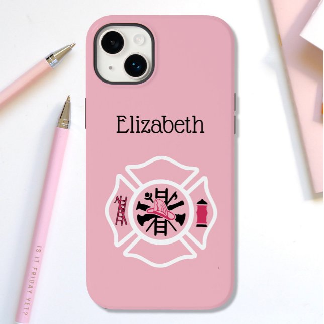 Anpassningsbar Dam Firefighter Iphone case (Skapare uppladdad)