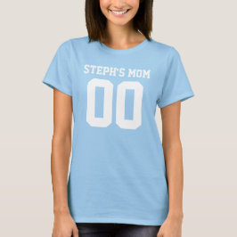 Anpassningsbar Dam Football Jersey Personlig Namn Tee Shirt