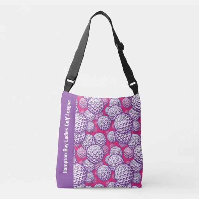 Anpassningsbar Dam Golf League Tote Bag Axelväska (Framsida)