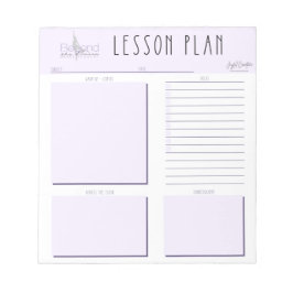 Anpassningsbar Dance Lesson Planner - bortom Barre Anteckningsblock