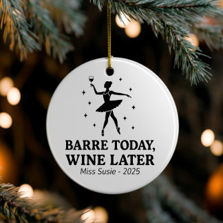 Anpassningsbar Dance Ornaments, Personlig Ballet G Julgransprydnad Keramik