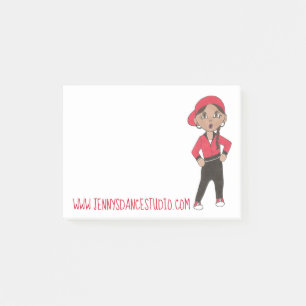 Anpassningsbar Dance School Studio Hip hop Class D Post-it Block