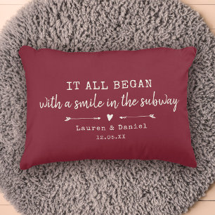 Anpassningsbar där allt började på Red Chic Valent Prydnadskudde