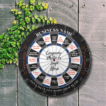Anpassningsbar Dart Board Plus Beslutsnämnd för fö Darttavla<br><div class="desc">Öka kontorsmoralen med vår anpassningsbar dart-tavla för använda av företag! Det här dubbelfunktionskortet fungerar både som ett klassiskt ritbord och ett "turligt hjul", redo att vara personlig med företagets specifika personalpolitik. Det är designat för livslängd och oändlig roligt. Styrelsens standardiserade storlek passar bra på alla kontorsutrymmen, och dess anpassade ger...</div>
