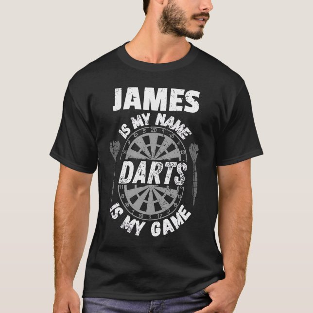 Anpassningsbar Dart-idé T Shirt (Framsida)