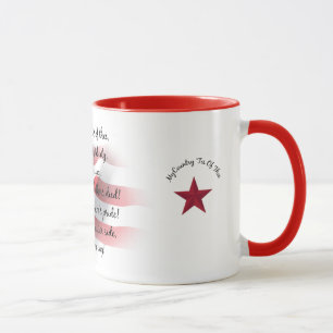 Anpassningsbar Dated Patriotic USA Beverage Mugg