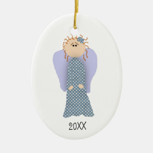 Anpassningsbar Datum Little Angel Ornament