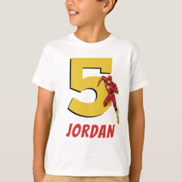 Anpassningsbar DC-Tecknader | Flash-födelsedag T Shirt