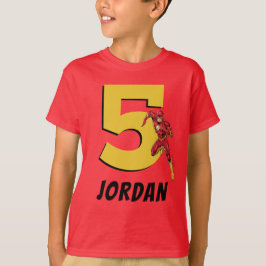 Anpassningsbar DC-Tecknader | Flash-födelsedag T Shirt