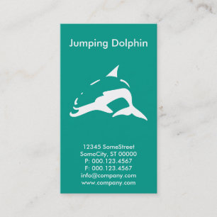anpassningsbar Delphin-företag Visitkort