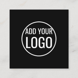 Anpassningsbar den egna logotypens professionell s fyrkantigt visitkort