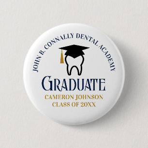 Anpassningsbar Dental School Studenten Navy Blue G Knapp